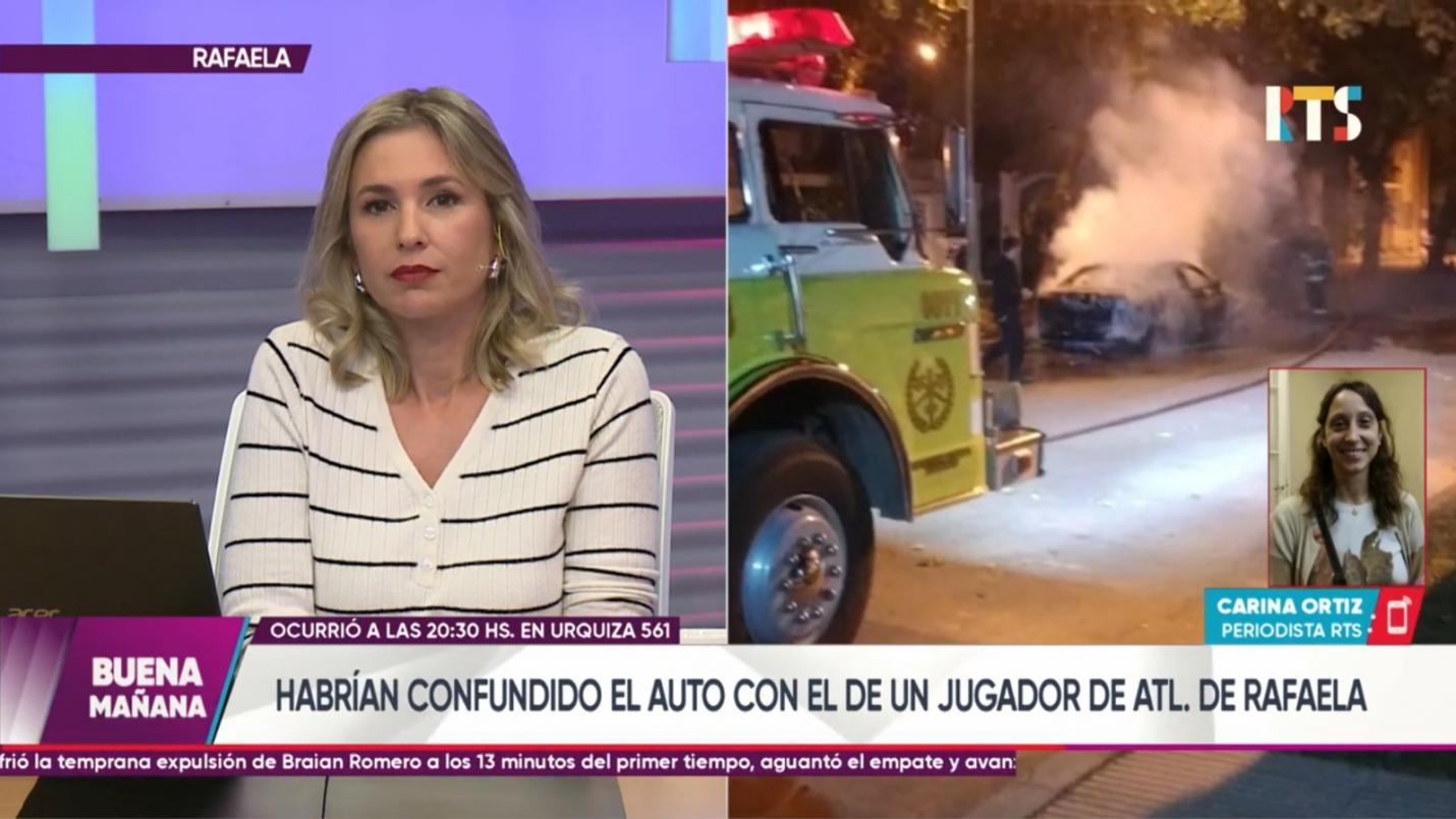Rafaela: Incendian el auto de un ex juez pero sería una equivocación